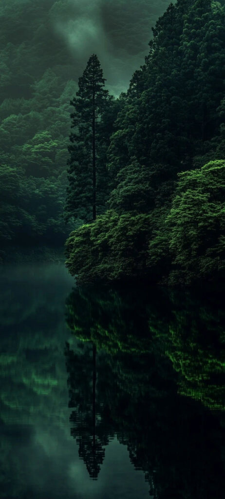 Dark Nature Aesthetic Wallpaper: Cosmic Landscapes to Breathe