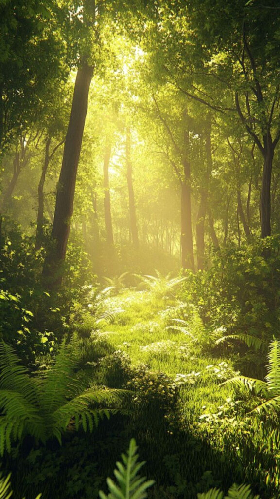 Nature’s Sunshine: A Secluded Fern Forest Hideaway