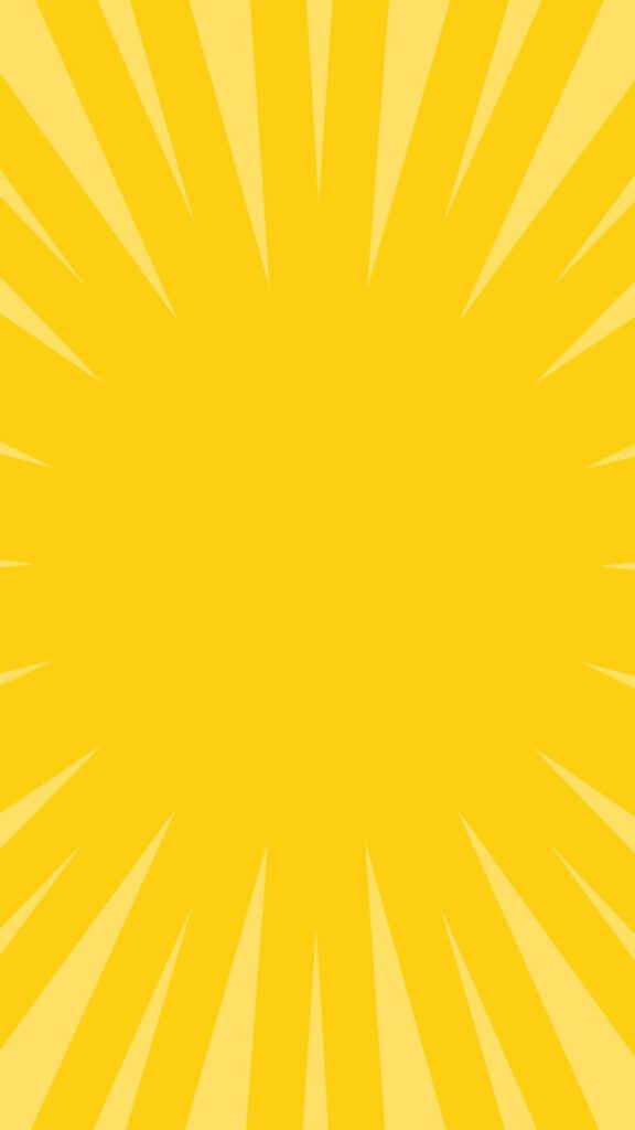 Bright Yellow Sunset Backgrounds With Sunburst Details