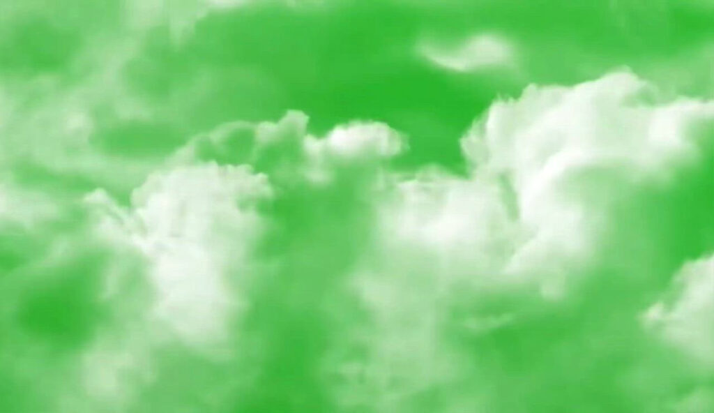 Cloudy Days Ahead: Green & White Skies Unleashed