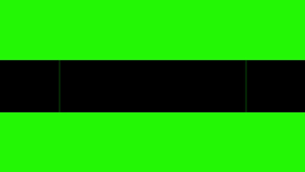 Nature’s Contrast: Black & Green Rectangle