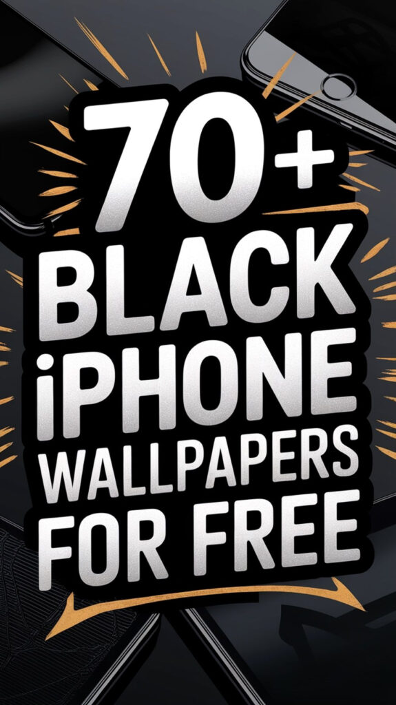 Free Black iPhone Wallpapers: 70+ Stylish Options