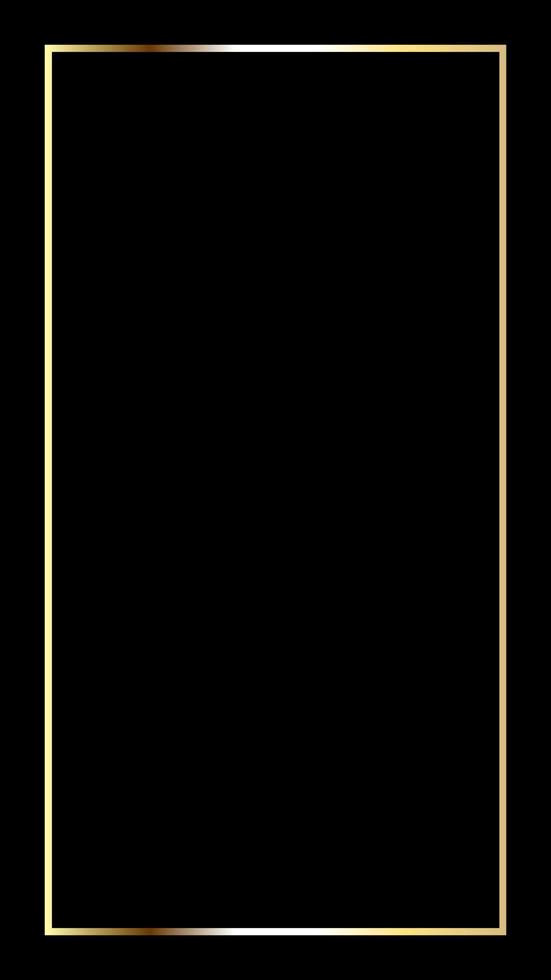 Get Free Gold Frame Rectangular Backgrounds in Black