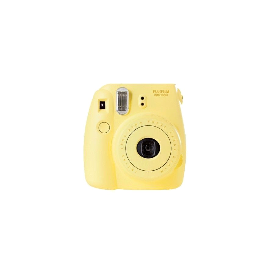 Bright Yellow Camera Still Life