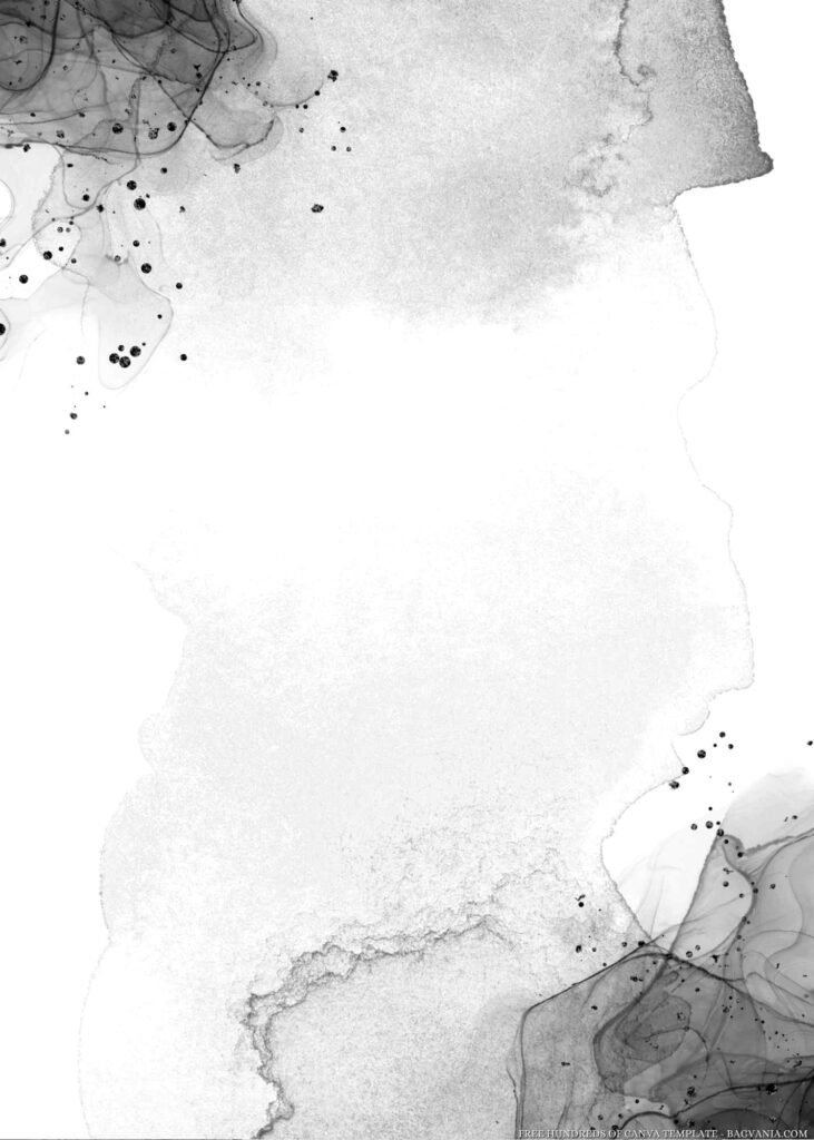 Inky Masterpiece: Elegant Black & White Art