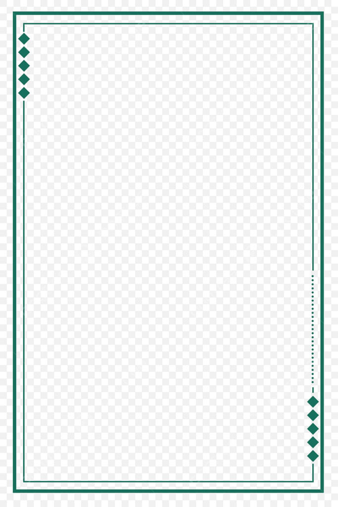 Free Green Chinese Border PNG for Your Designs