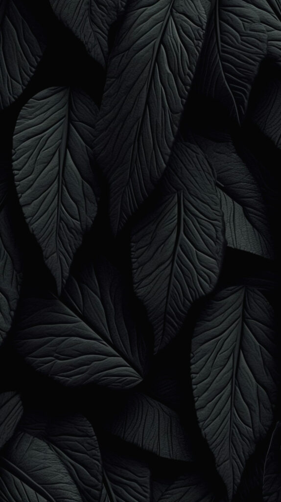 Dark Majesty: Black Leaves Take Center Stage