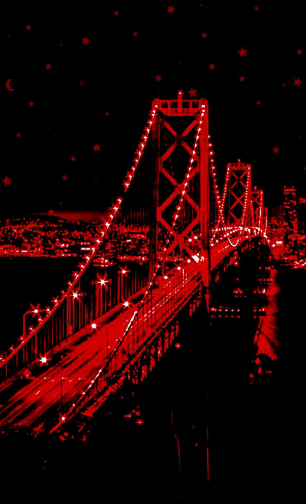 Red Bridge Bliss: Unique Desktop Wallpapers