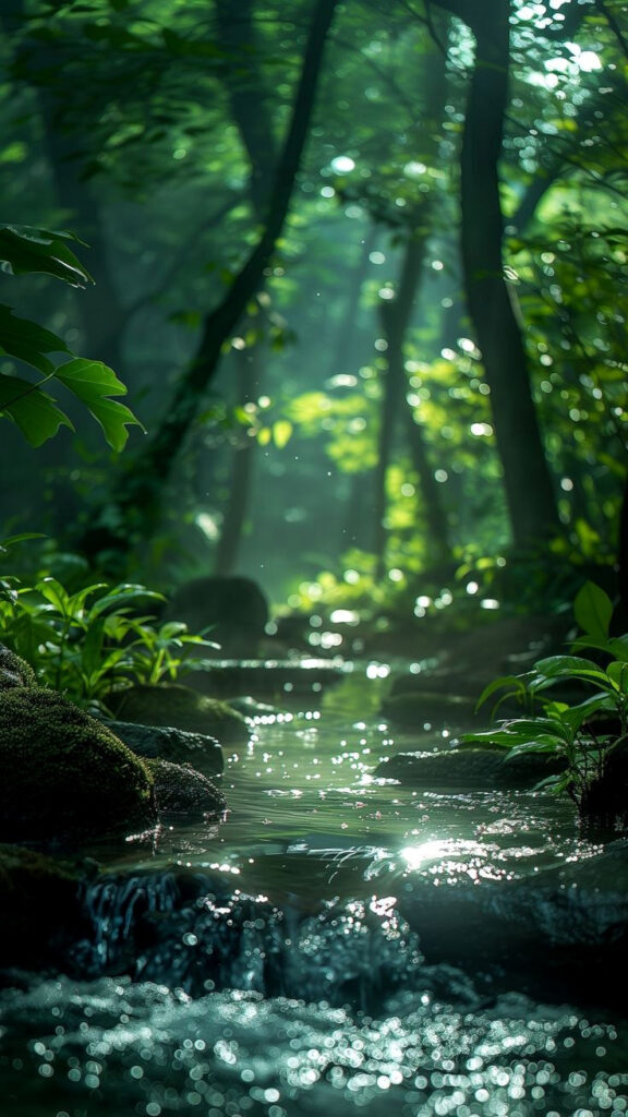 Dive into Serenity: Enchanting Forest Streams