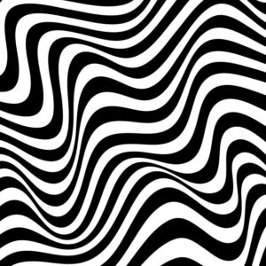 Elegant Moody Designs: Black & White Wavy Patterns